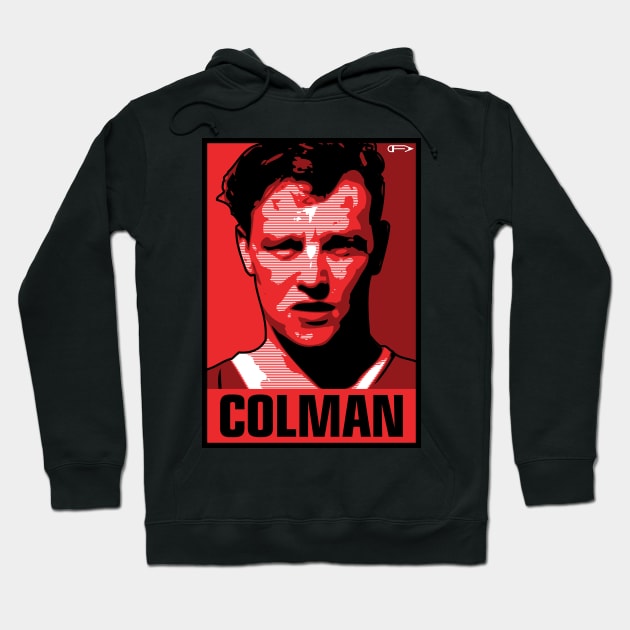 Colman - MUFC Hoodie by David Foy Art